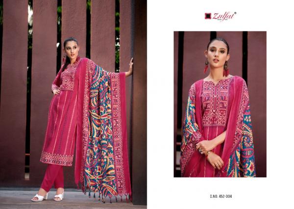 Zulfat Inteha Exclusive Wear Pashmina Designer Dress Material